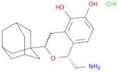 1H-2-Benzopyran-5,6-diol, 1-(aminomethyl)-3,4-dihydro-3-tricyclo[3.3.1.13,7]dec-1-yl-, hydrochloride (1:1), (1R,3S)-
