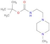 Carbamic acid, N-[2-(4-methyl-1-piperazinyl)ethyl]-, 1,1-dimethylethyl ester
