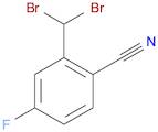 Benzonitrile, 2-(dibromomethyl)-4-fluoro-