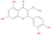 4H-1-Benzopyran-4-one, 2-(3,4-dihydroxyphenyl)-5,7-dihydroxy-3-methoxy-