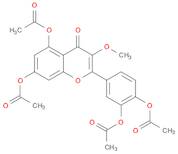 4H-1-Benzopyran-4-one, 5,7-bis(acetyloxy)-2-[3,4-bis(acetyloxy)phenyl]-3-methoxy-