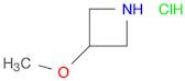 Azetidine, 3-methoxy-, hydrochloride (1:1)