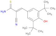 2-Propenethioamide, 3-[3,5-bis(1,1-dimethylethyl)-4-hydroxyphenyl]-2-cyano-, (2E)-