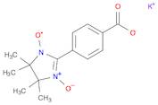 1H-Imidazol-1-yloxy,2-(4-carboxyphenyl)-4,5-dihydro-4,4,5,5-tetramethyl-, 3-oxide, potassium salt(1:1)