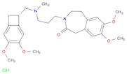 2H-3-Benzazepin-2-one, 3-[3-[[[(7S)-3,4-dimethoxybicyclo[4.2.0]octa-1,3,5-trien-7-yl]methyl]methylamino]propyl]-1,3,4,5-tetrahydro-7,8-dimethoxy-, hydrochloride (1:1)