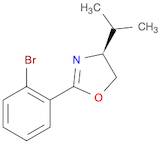 Oxazole, 2-(2-bromophenyl)-4,5-dihydro-4-(1-methylethyl)-, (4S)-