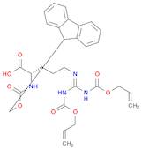 L-Ornithine, N5-[bis[[(2-propenyloxy)carbonyl]amino]methylene]-N2-[(9H-fluoren-9-ylmethoxy)carbonyl]- (9CI)