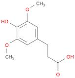 Benzenepropanoic acid, 4-hydroxy-3,5-dimethoxy-