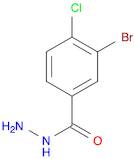 Benzoic acid, 3-bromo-4-chloro-, hydrazide