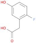 Benzeneacetic acid, 2-fluoro-5-hydroxy-