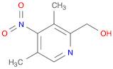 2-Pyridinemethanol, 3,5-dimethyl-4-nitro-