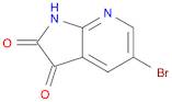 1H-Pyrrolo[2,3-b]pyridine-2,3-dione, 5-bromo-