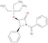 2-Azetidinone, 1-benzoyl-4-phenyl-3-[(triethylsilyl)oxy]-, (3R,4S)-