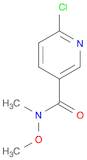 3-Pyridinecarboxamide, 6-chloro-N-methoxy-N-methyl-