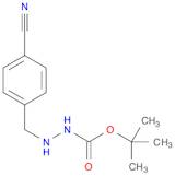 Hydrazinecarboxylic acid, 2-[(4-cyanophenyl)methyl]-, 1,1-dimethylethyl ester