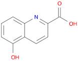 2-Quinolinecarboxylic acid, 5-hydroxy-