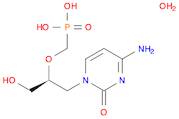 Phosphonic acid, P-[[(1S)-2-(4-amino-2-oxo-1(2H)-pyrimidinyl)-1-(hydroxymethyl)ethoxy]methyl]-, hydrate (1:2)