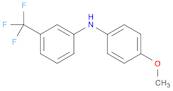 Benzenamine, N-(4-methoxyphenyl)-3-(trifluoromethyl)-
