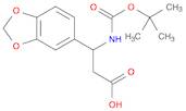 1,3-Benzodioxole-5-propanoic acid, β-[[(1,1-dimethylethoxy)carbonyl]amino]-