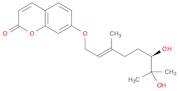2H-1-Benzopyran-2-one, 7-[[(2E,6R)-6,7-dihydroxy-3,7-dimethyl-2-octen-1-yl]oxy]-