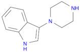 1H-Indole, 3-(1-piperazinyl)-