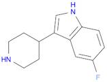 1H-Indole, 5-fluoro-3-(4-piperidinyl)-