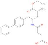 [1,1'-Biphenyl]-4-pentanoic acid, γ-[(3-carboxy-1-oxopropyl)amino]-α-methyl-, α-ethyl ester, (αR,γS)-