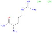 Pentanamide, 2-amino-5-[(aminoiminomethyl)amino]-, hydrochloride (1:2), (2S)-