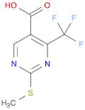 5-Pyrimidinecarboxylic acid, 2-(methylthio)-4-(trifluoromethyl)-