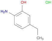 Phenol, 2-amino-5-ethyl-, hydrochloride (1:1)