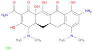 2-Naphthacenecarboxamide, 9-amino-4,7-bis(dimethylamino)-1,4,4a,5,5a,6,11,12a-octahydro-3,10,12,12a-tetrahydroxy-1,11-dioxo-, hydrochloride (1:1), (4S,4aS,5aR,12aS)-