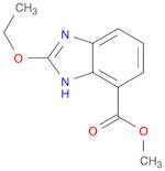 1H-Benzimidazole-7-carboxylic acid, 2-ethoxy-, methyl ester