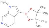 1H-Pyrrolo[2,3-c]pyridine, 1-methyl-3-(4,4,5,5-tetramethyl-1,3,2-dioxaborolan-2-yl)-
