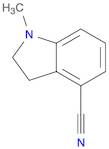 1H-Indole-4-carbonitrile, 2,3-dihydro-1-methyl-