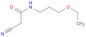 Acetamide, 2-cyano-N-(3-ethoxypropyl)-