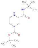 1-Piperazinecarboxylic acid, 3-[[(1,1-dimethylethyl)amino]carbonyl]-, 1,1-dimethylethyl ester, (3S)-