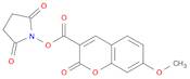 2H-1-Benzopyran-3-carboxylic acid, 7-methoxy-2-oxo-, 2,5-dioxo-1-pyrrolidinyl ester