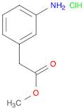 Benzeneacetic acid, 3-amino-, methyl ester, hydrochloride (1:1)