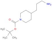 1-Piperidinecarboxylic acid, 4-(3-aminopropyl)-, 1,1-dimethylethyl ester