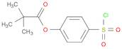 Propanoic acid, 2,2-dimethyl-, 4-(chlorosulfonyl)phenyl ester