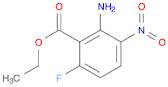 Benzoic acid, 2-amino-6-fluoro-3-nitro-, ethyl ester