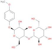β-D-Glucopyranoside, 4-methoxyphenyl 4-O-β-D-galactopyranosyl-