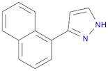1H-Pyrazole, 3-(1-naphthalenyl)-