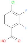 Benzoic acid, 4-chloro-2,3-difluoro-