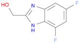 1H-Benzimidazole-2-methanol, 5,7-difluoro-