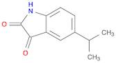 1H-Indole-2,3-dione, 5-(1-methylethyl)-
