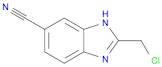1H-Benzimidazole-6-carbonitrile, 2-(chloromethyl)-