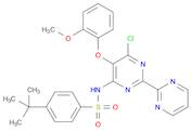 Benzenesulfonamide, N-[6-chloro-5-(2-methoxyphenoxy)[2,2'-bipyrimidin]-4-yl]-4-(1,1-dimethylethyl)-
