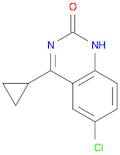 2(1H)-Quinazolinone, 6-chloro-4-cyclopropyl-