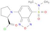2-Pyrrolidinecarbonyl chloride, 1-[7-[(dimethylamino)sulfonyl]-2,1,3-benzoxadiazol-4-yl]-, (2R)- (9CI)